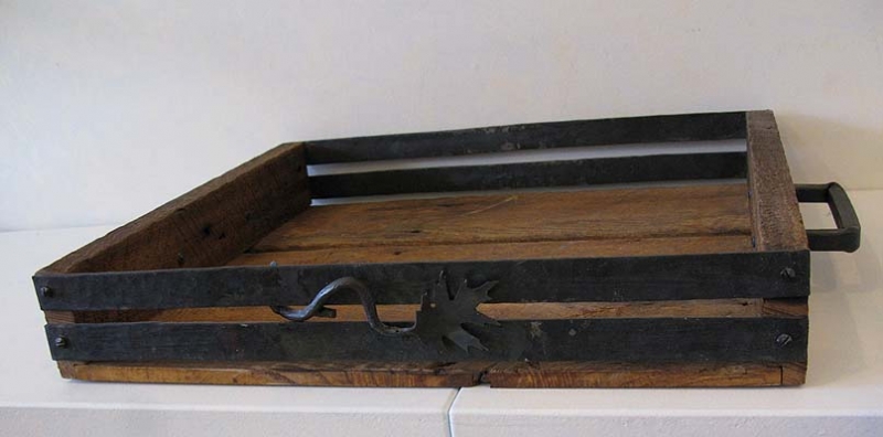 Oak Tray with Square Handles